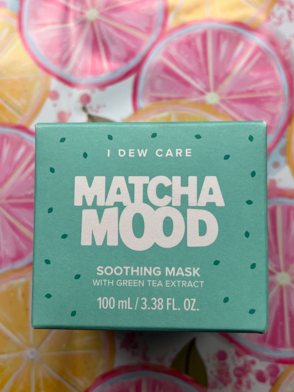I Dew Care Matcha Mood Green Tea Extract Soothing Mask 3.38 oz